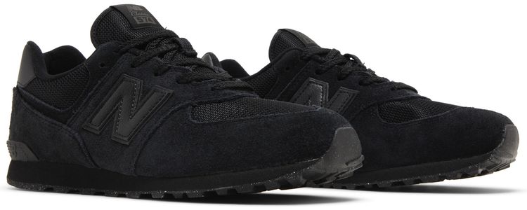 New Balance 574 Big Kid Wide Core Pack   Black