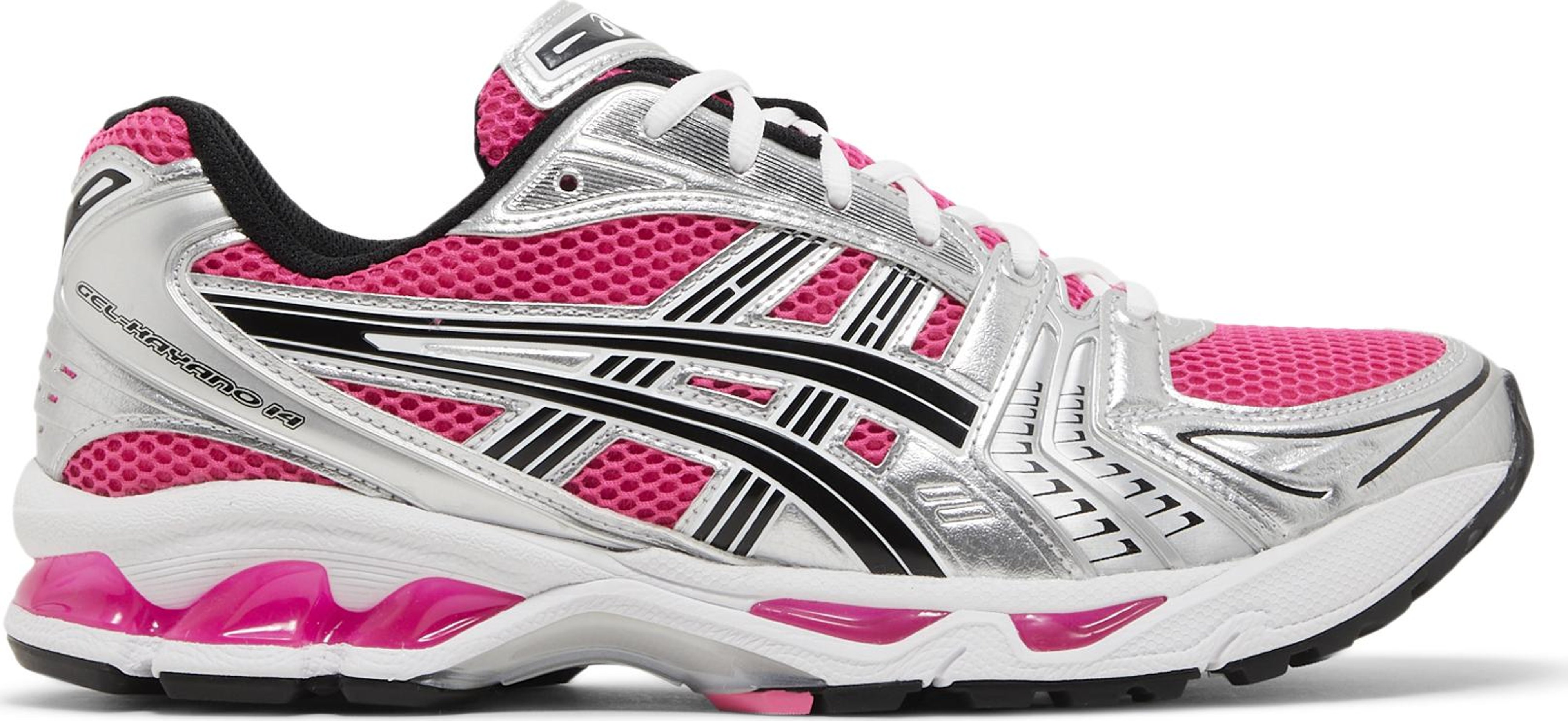 asics pink running shoes