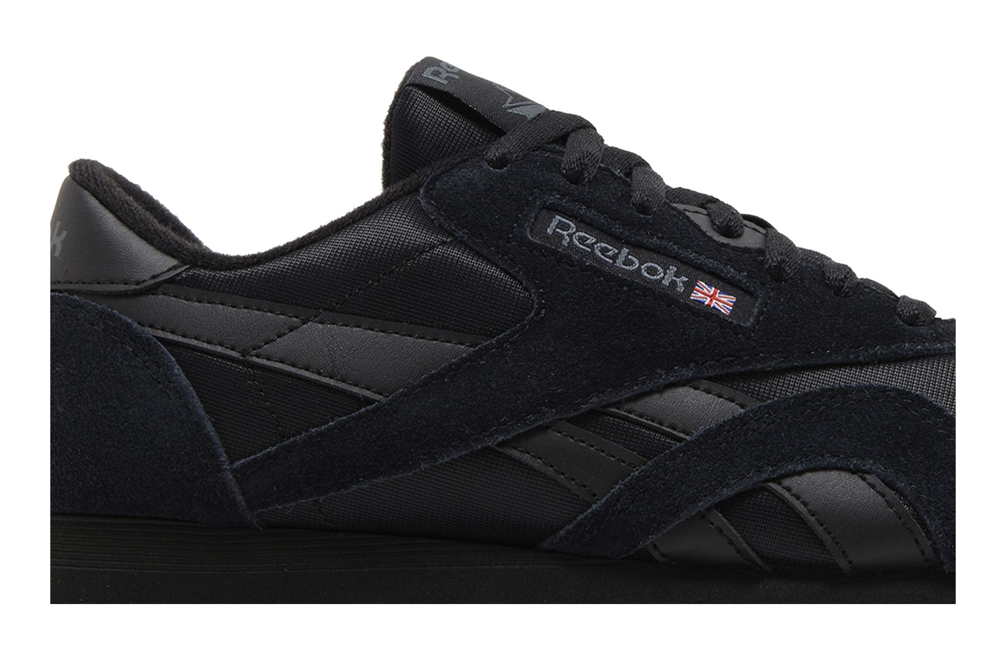 Black reebok classic nylon top