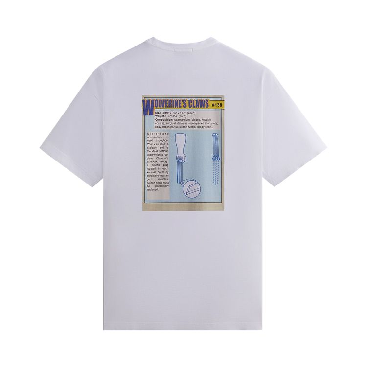 Kith For X Men Wolverine Card Vintage Tee White
