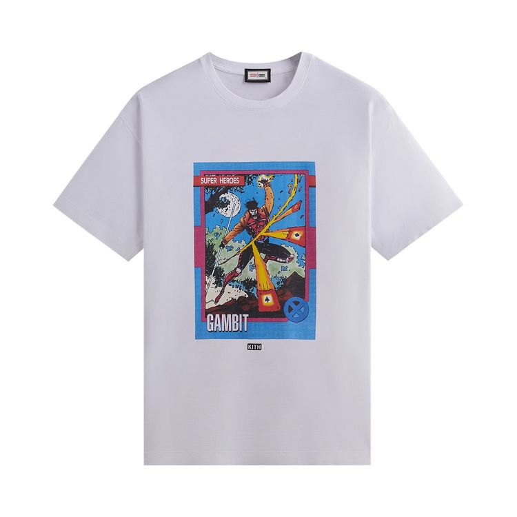 Kith For X Men Gambit Card Vintage Tee White