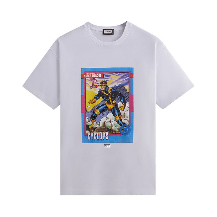 Kith For X Men Cyclops Card Vintage Tee White