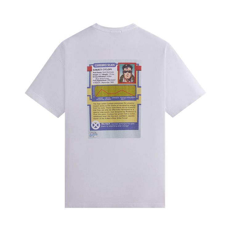 Kith For X Men Cyclops Card Vintage Tee White