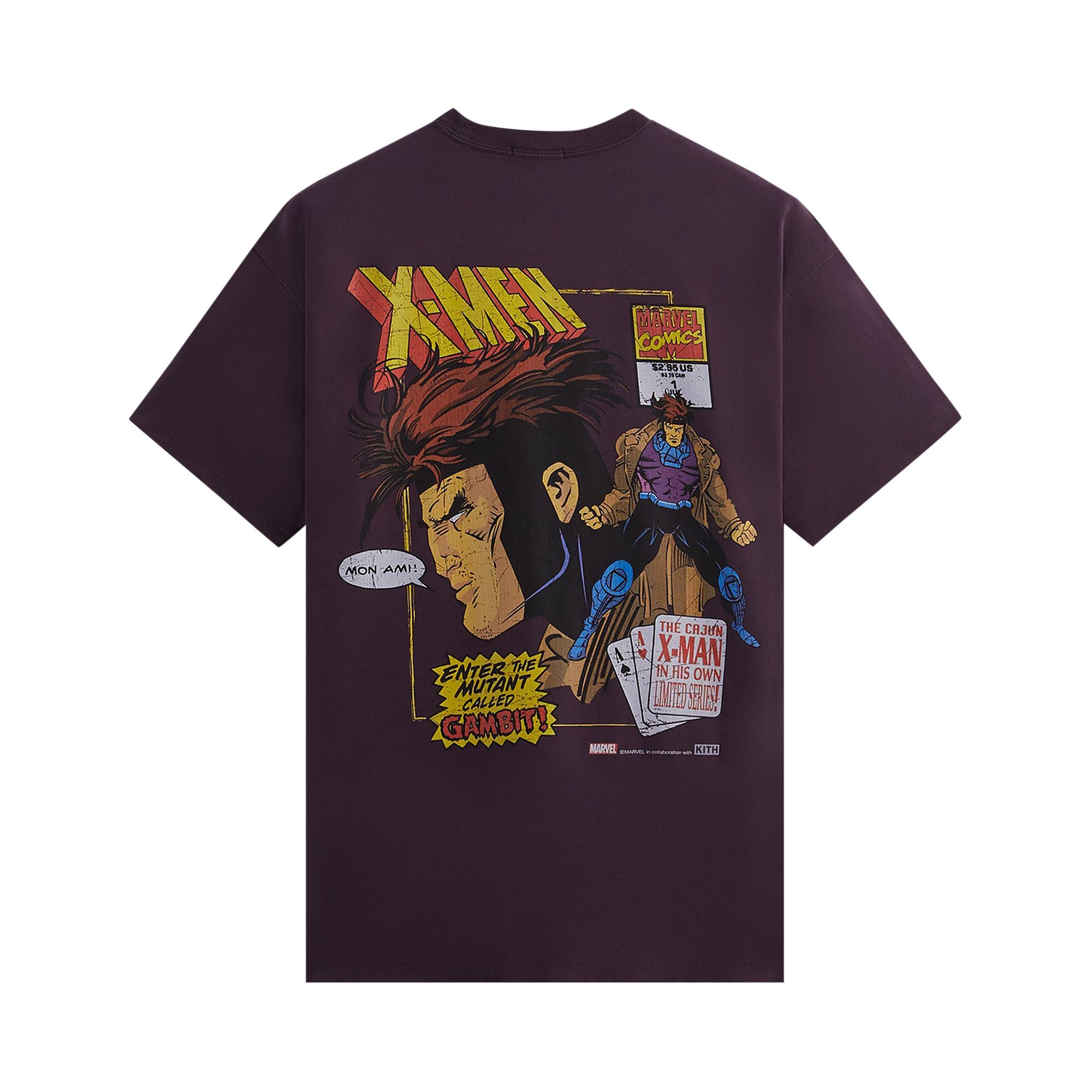 ☆ KITH x X-MEN Gambit Card vintage tee コラボTシャツ ☆ Buy Kith For X-Men Gambit Vintage Tee 'Nouveau' - KHM031359