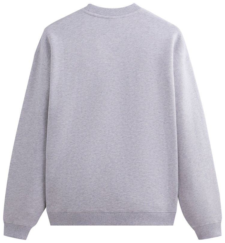 Kith For X Men Xavier Institute Varsity Crewneck Light Heather Grey