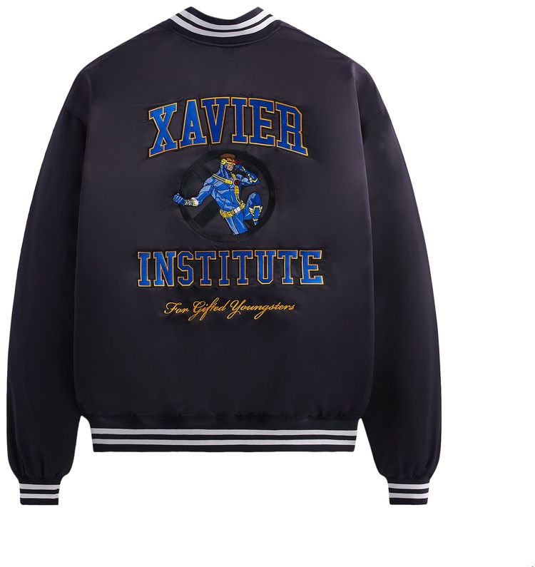 Kith For X Men Cyclops Satin Bomber Jacket Ink