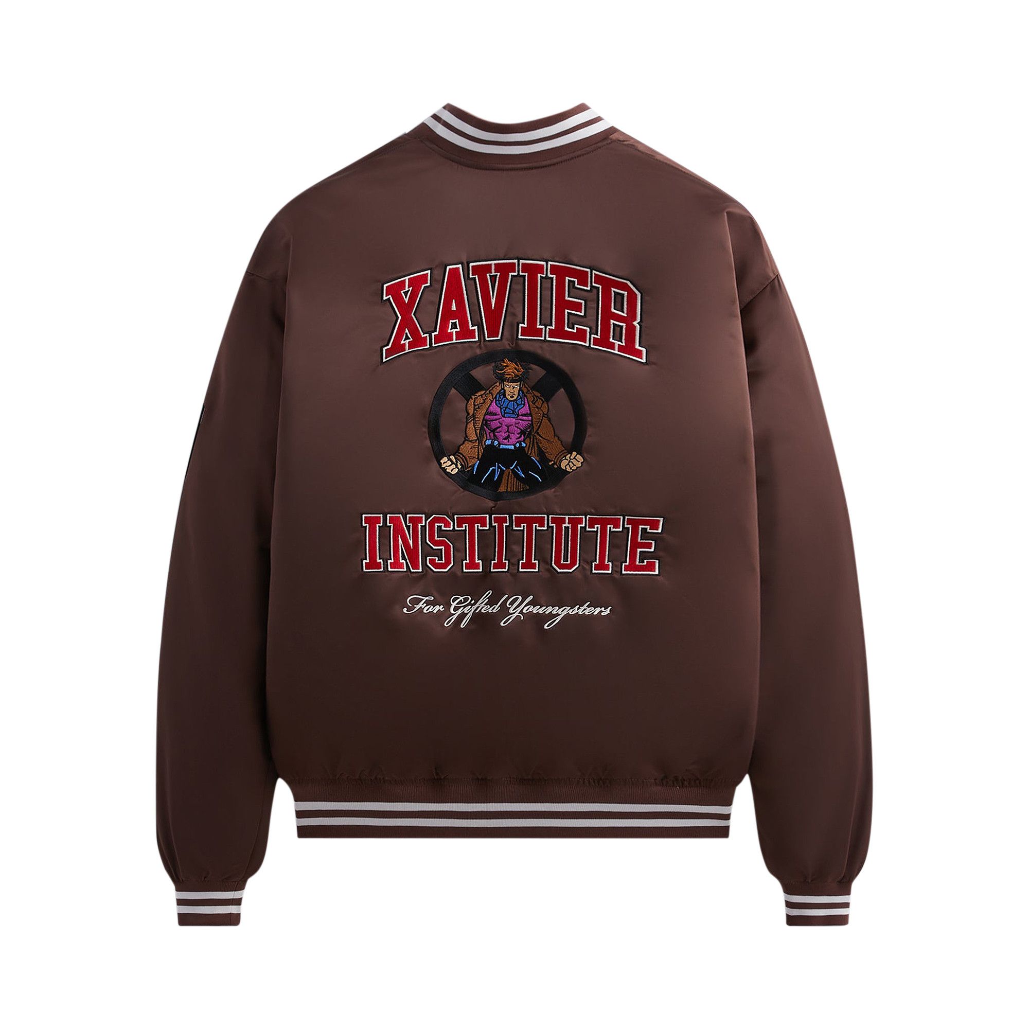Buy Kith For X-Men Gambit Satin Bomber Jacket 'Force' - KHM010322