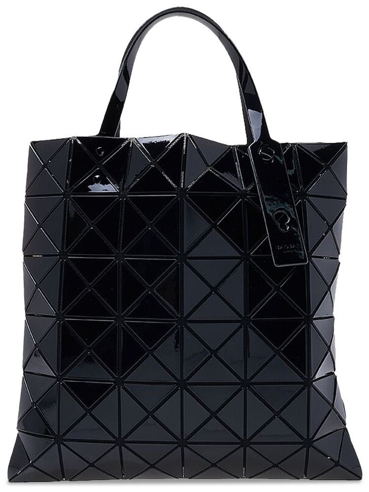 Bao Bao Issey Miyake Geometric Design Tote Bag Black