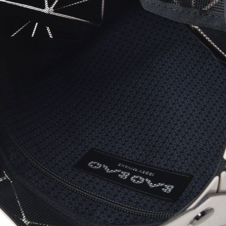 Bao Bao Issey Miyake Geometric Design Tote Bag Beige