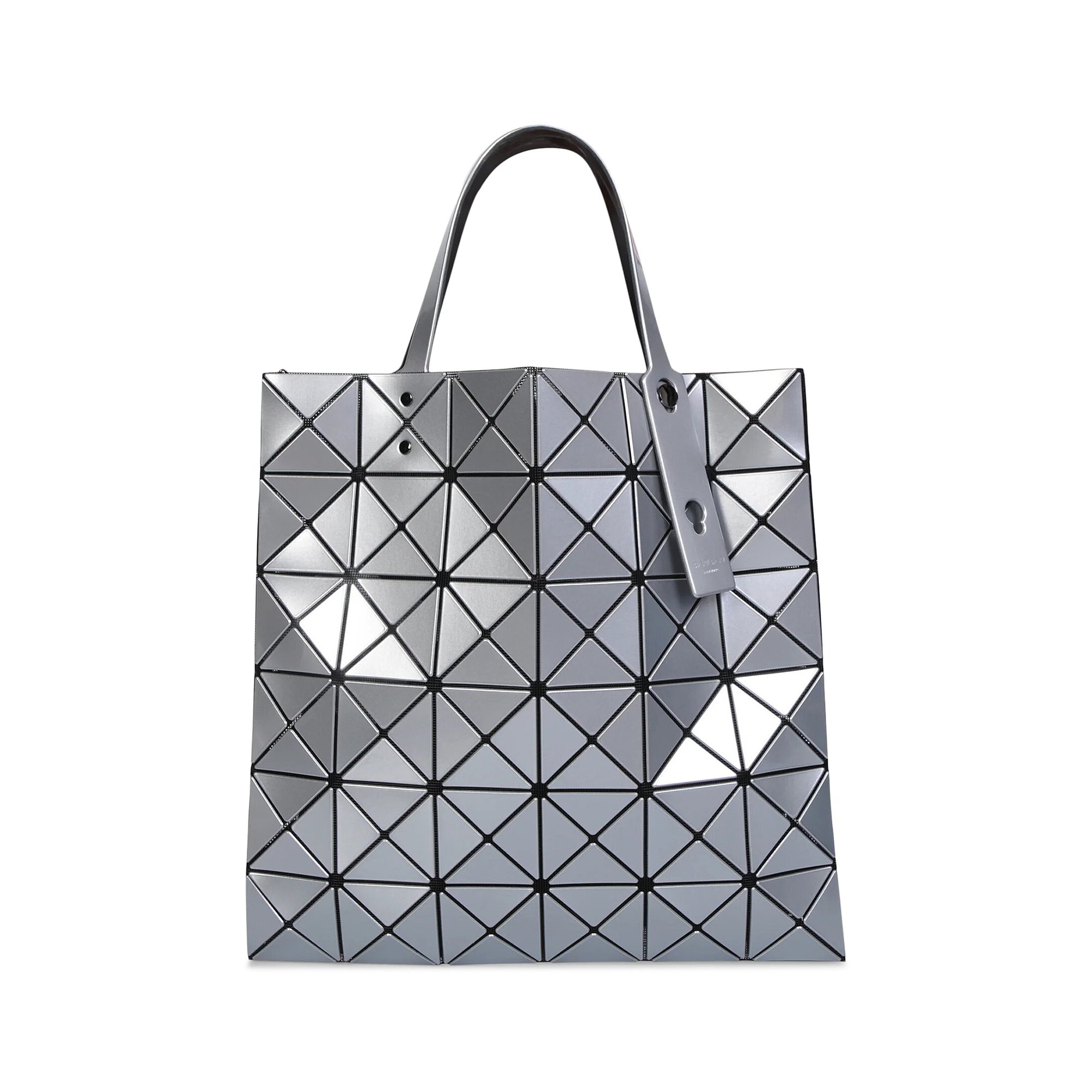 Buy Bao Bao Issey Miyake Geometric Design Tote Bag 'Silver
