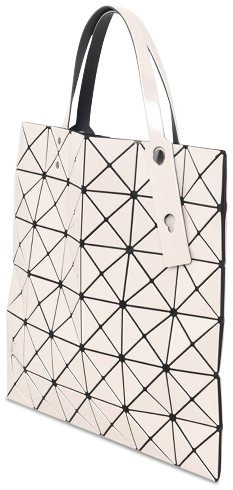 Bao Bao Issey Miyake Geometric Design Tote Bag Beige