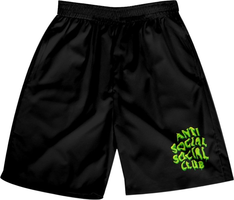 Anti Social Social Club Melt Away Shorts 'Black'