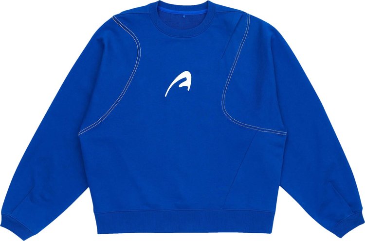 Buy Ader Error Graphic Printed Sweatshirt 'Blue' - BMADSSSW0101BL | GOAT