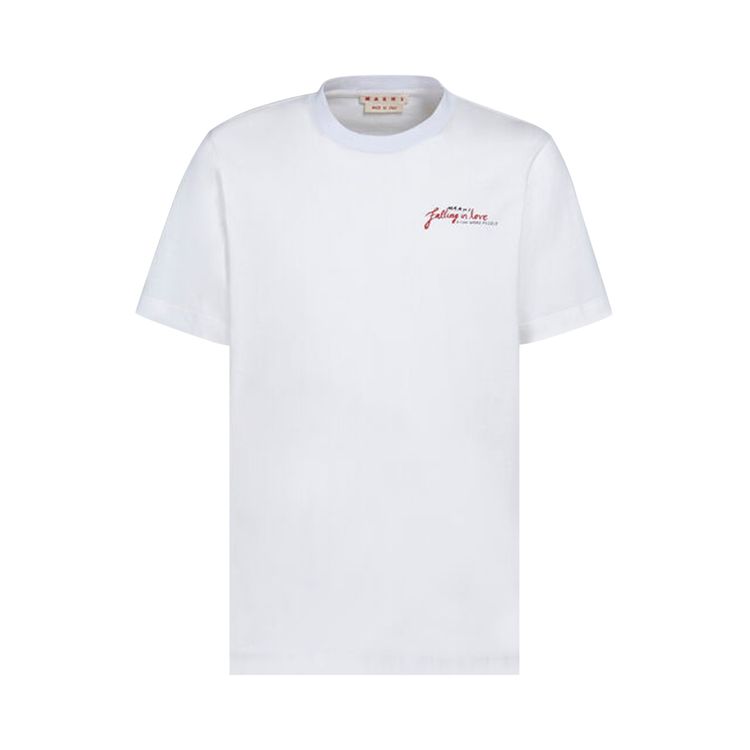 Marni Short Sleeve T Shirt Lily White