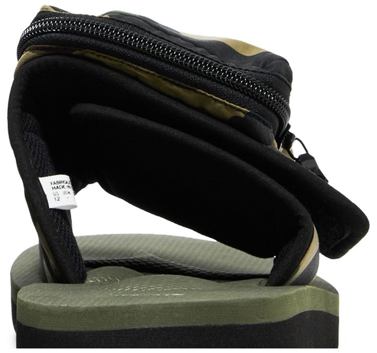 Suicoke x BAPE Camo Dao Sandal Green