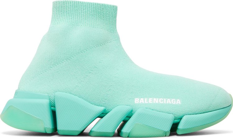 Balenciaga Wmns Speed 2.0 Sneaker 'Transparent Sole - Green'