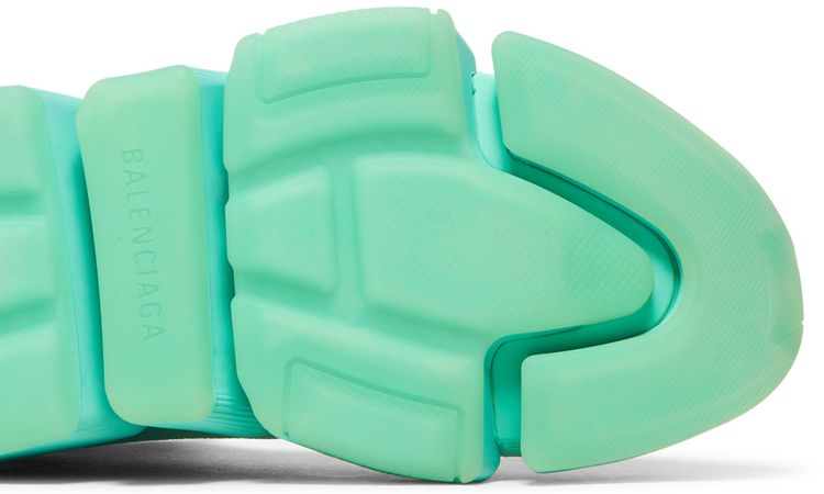 Balenciaga Wmns Speed 20 Sneaker Transparent Sole   Green