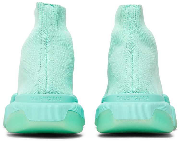 Balenciaga Wmns Speed 20 Sneaker Transparent Sole   Green