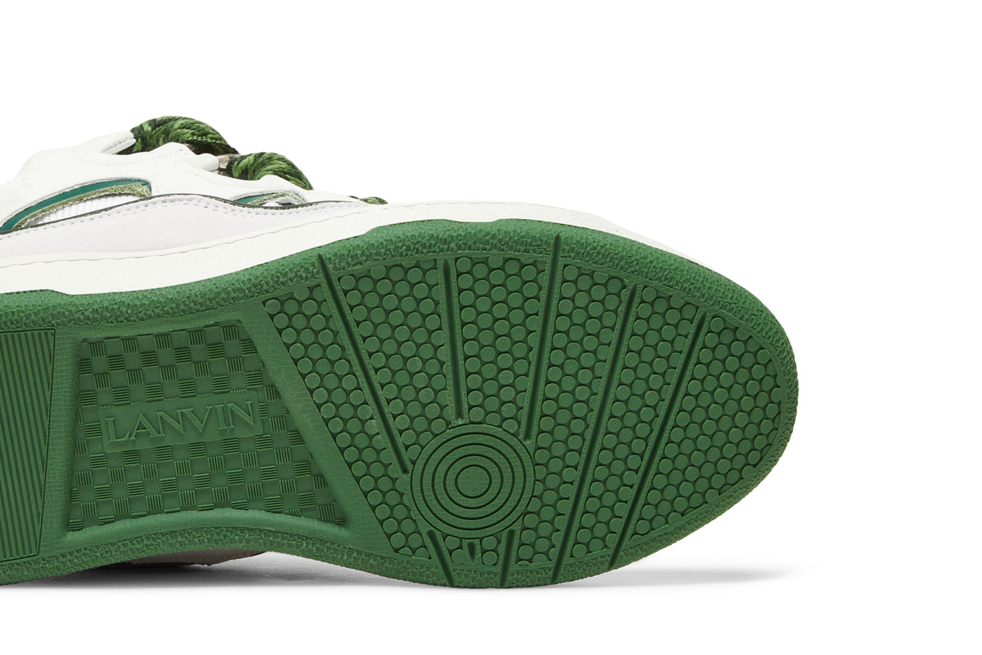Buy Lanvin Curb Sneakers 'White Khaki' - FM SKRK11 DRAP P230047 | GOAT