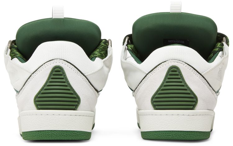 Lanvin Curb Sneakers White Khaki