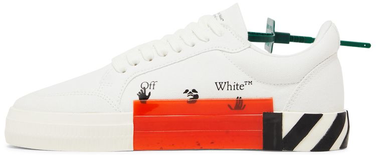 Off White Vulc Sneaker White Brick Red