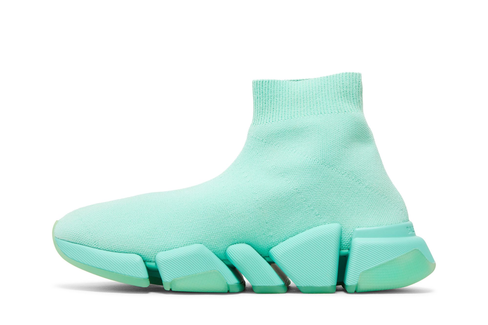 Balenciaga speed trainer turquoise on sale