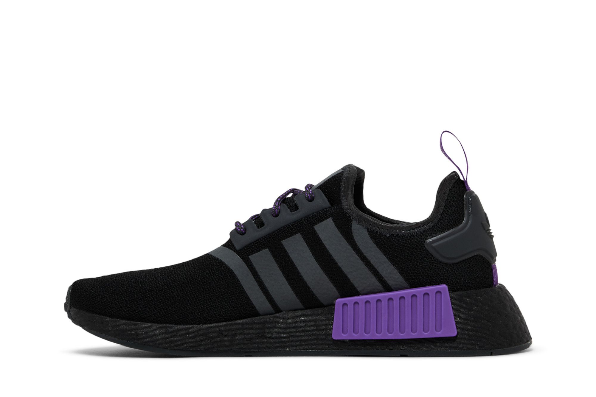 Buy NMD R1 J Black Grey Active Purple GX5694 GOAT