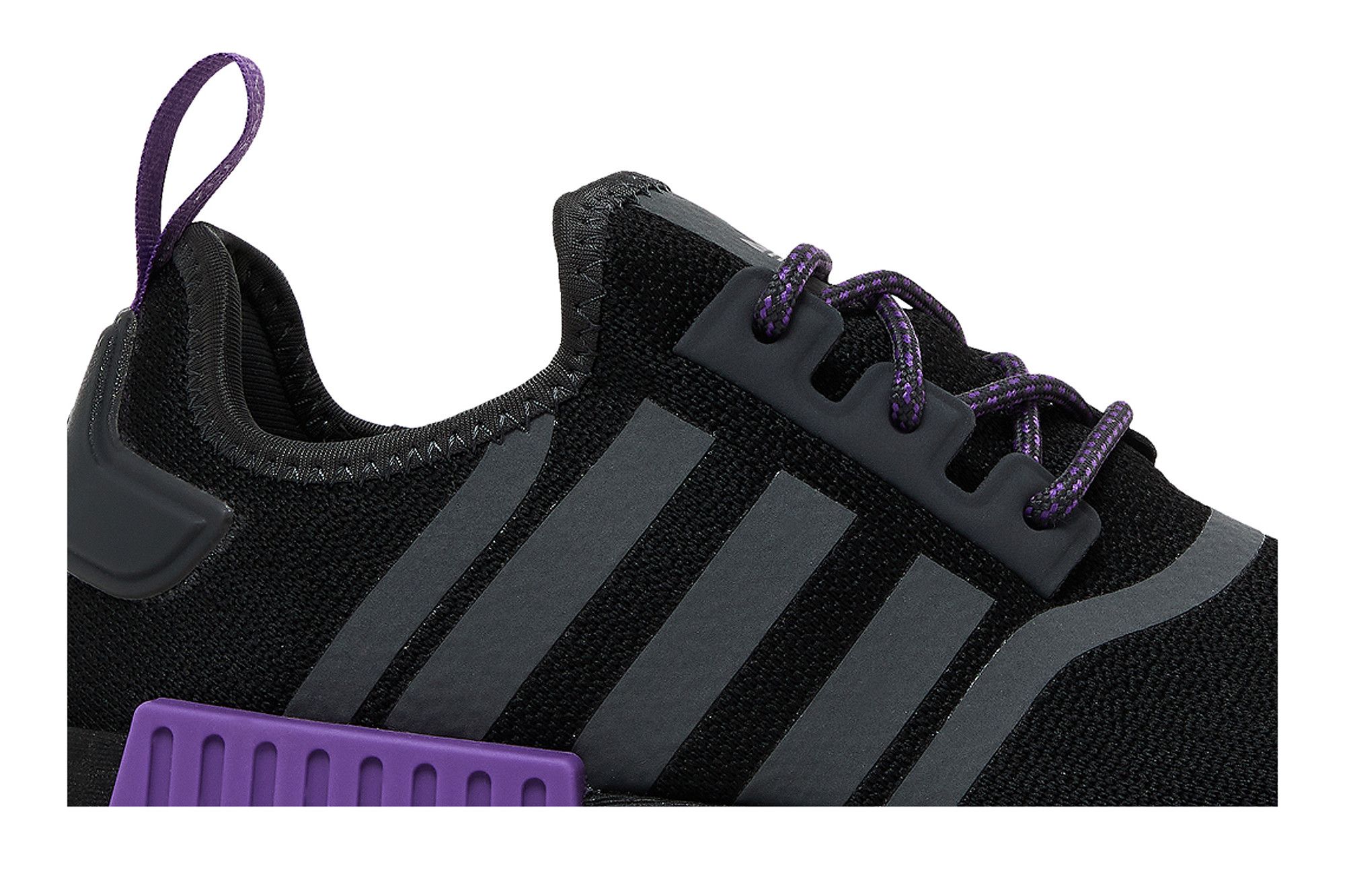 Adidas nmd black and purple on sale