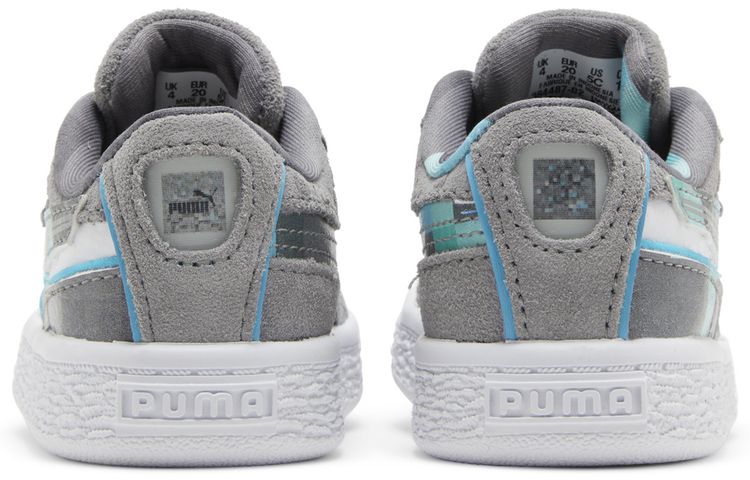 Minecraft x Puma Suede Infant Grey Violet Block
