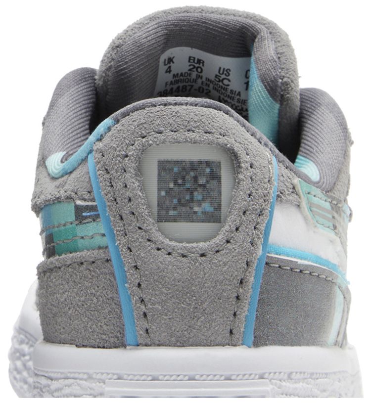 Minecraft x Puma Suede Infant Grey Violet Block