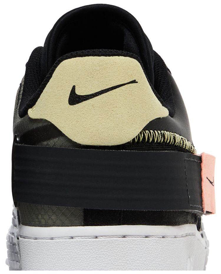 Nike Air Force 1 Type GS Black Zinnia