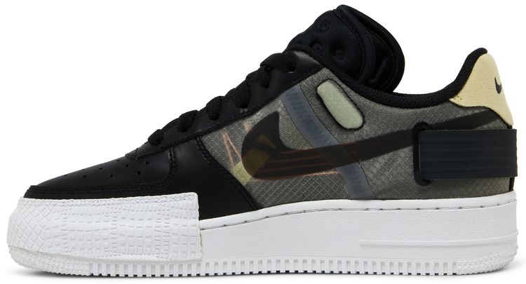 Nike Air Force 1 Type GS Black Zinnia