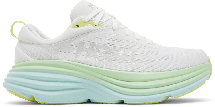HOKA Wmns Bondi 8 Blanc De Blanc Sunlit Ocean