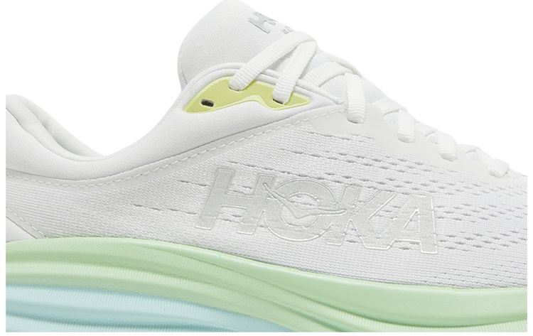HOKA Wmns Bondi 8 Blanc De Blanc Sunlit Ocean