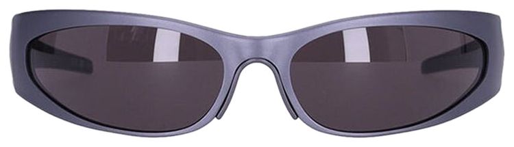 Balenciaga Reverse Xpander 20 Rectangle Sunglasses Dark Grey