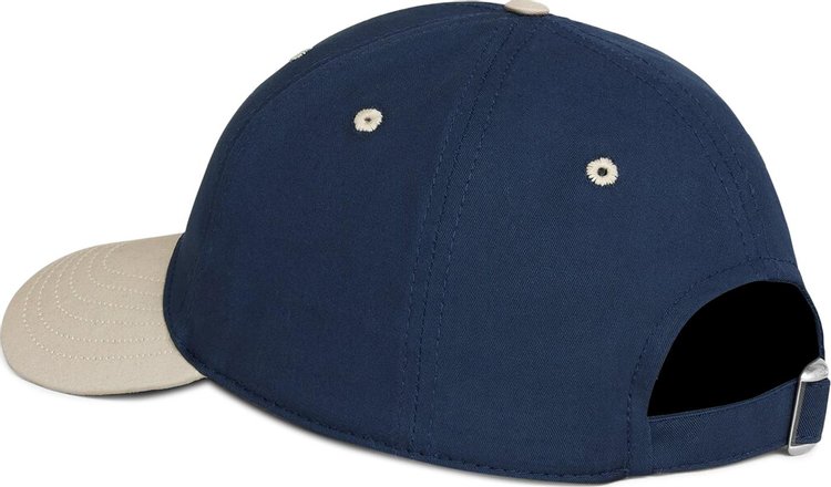 CELINE Initial Baseball Cap NavyBeige