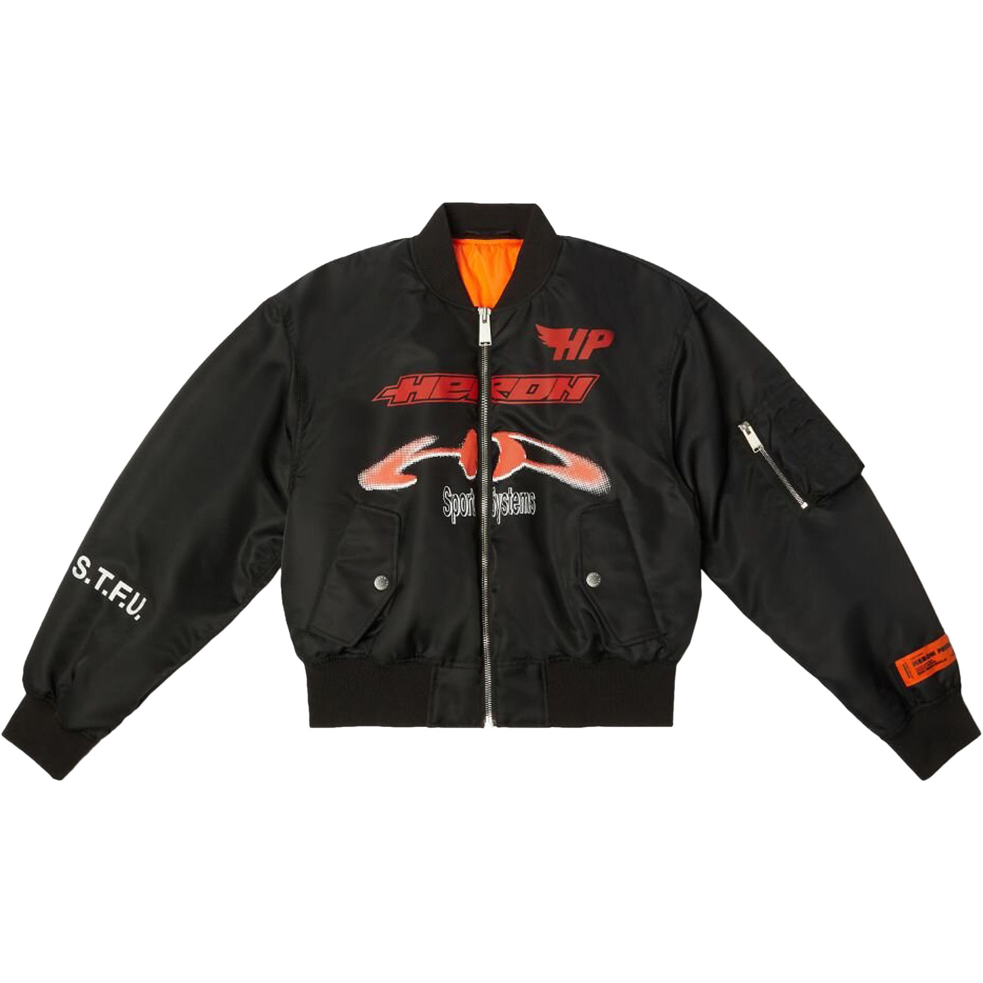 【関税込み】Heron Preston ブラック Ex-Ray ジャケット Black Ex-Ray Jacket by Heron Preston on Sale