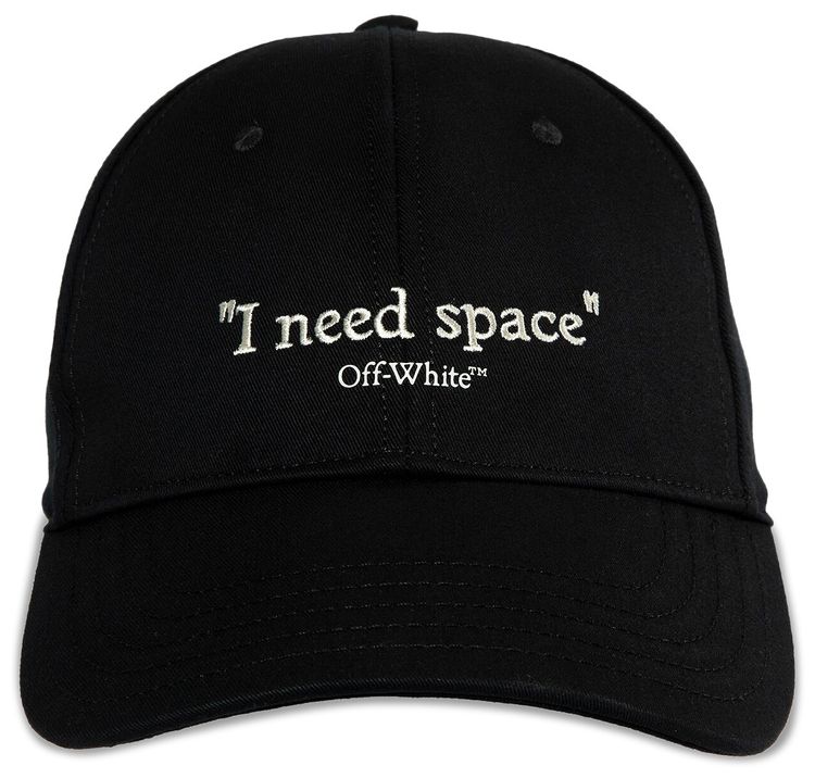 Off White Give Me Space Drill Baseball BlackIvory