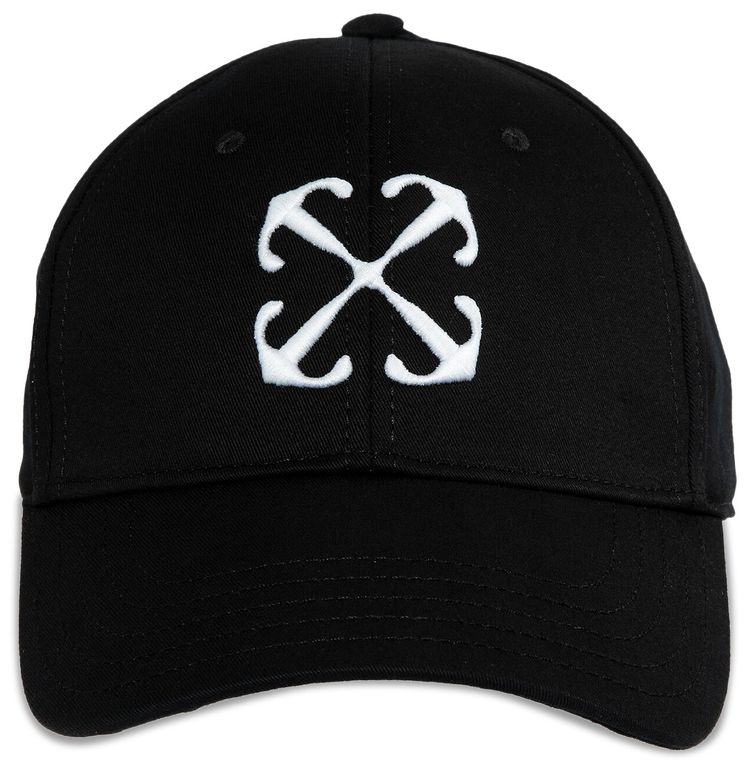 Off White Arrow Drill Baseball Cap BlackWhite