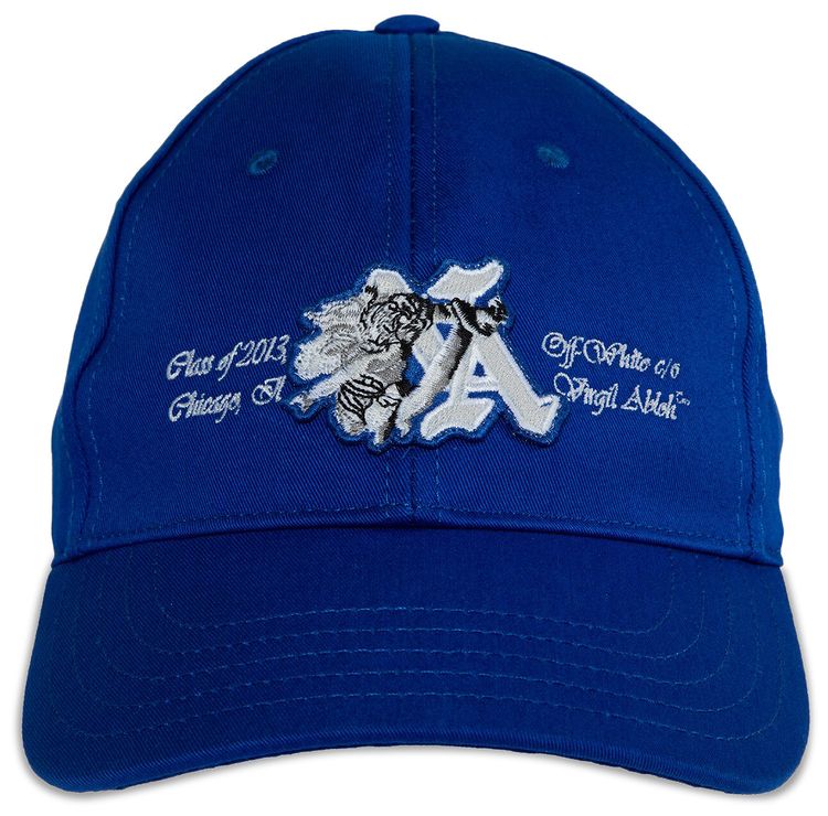 Off White VA Baseball Drill Cap Dark BlueWhite