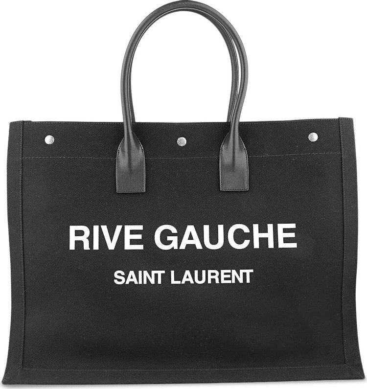 Saint Laurent Rive Gauche Tote Bag 'Black/White'