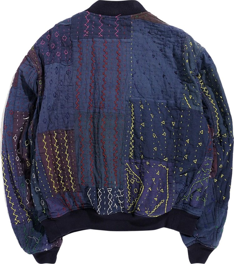 Engineered Garments Aviator Jacket Navy Square Handstitch