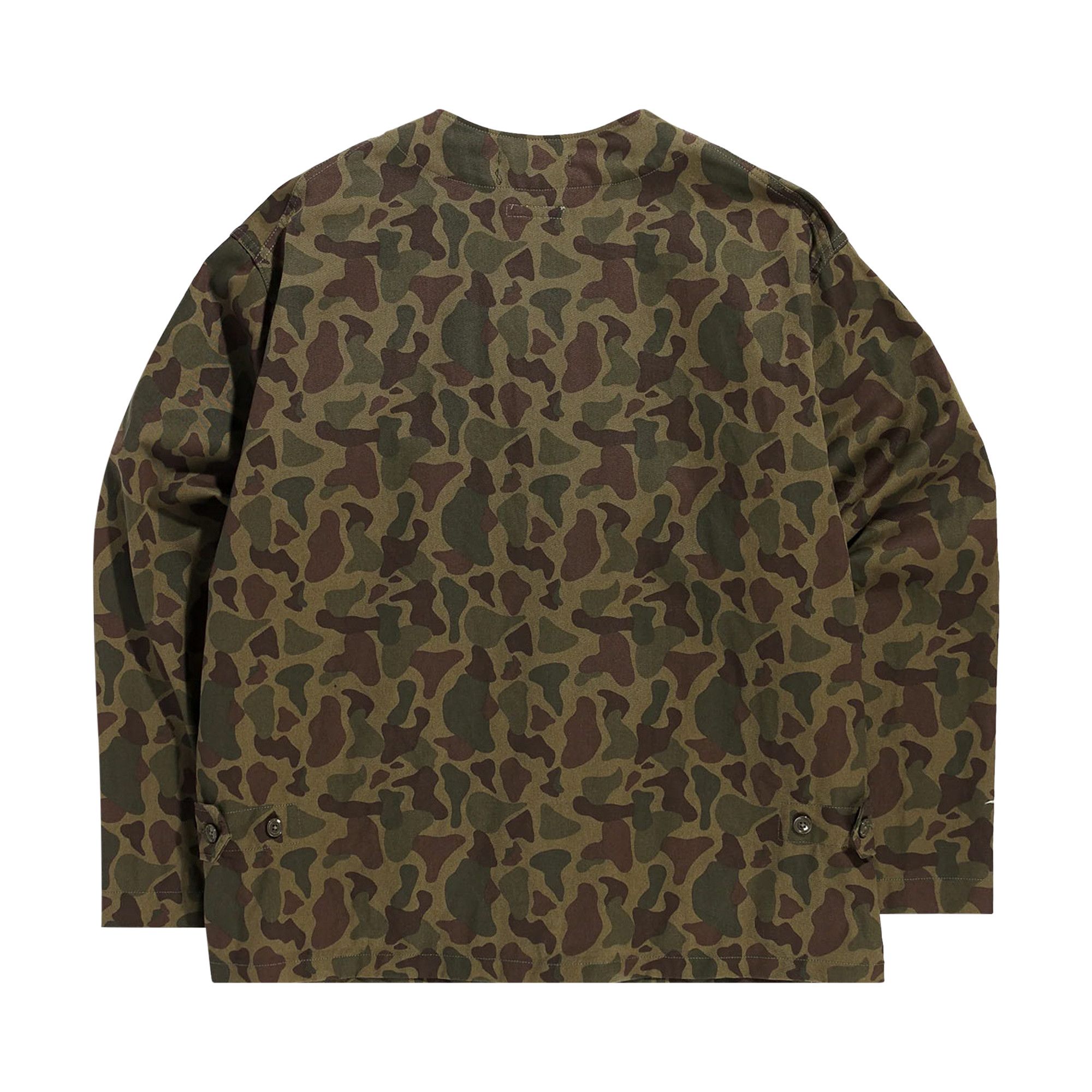 Buy Engineered Garments Cardigan Jacket 'Olive Camo' - 23S1D034