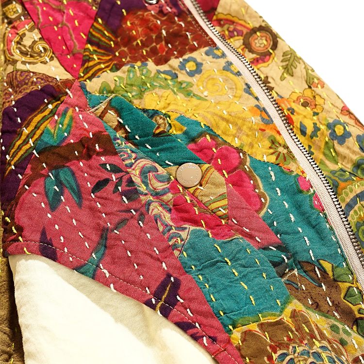 Engineered Garments Aviator Jacket Khaki Triangle Handstitch