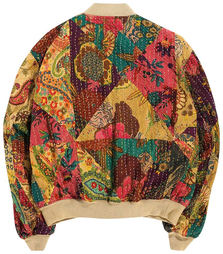 Engineered Garments Aviator Jacket Khaki Triangle Handstitch