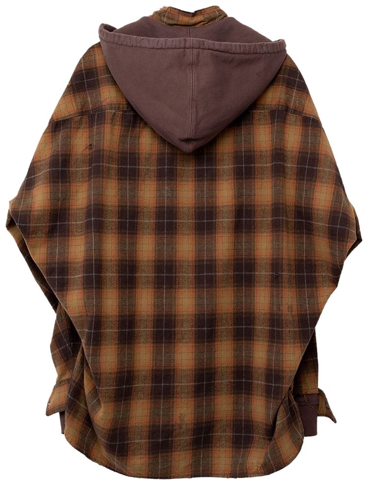 Maison Mihara Yasuhiro Hoodie Layered Shirts Yellow