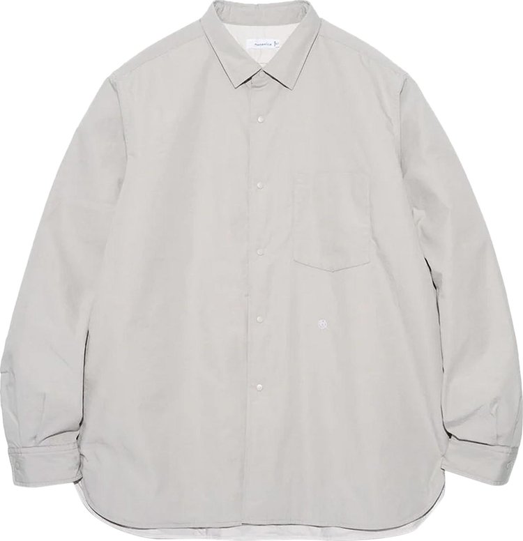nanamica Insulation Shirt Jacket 'Light Grey'