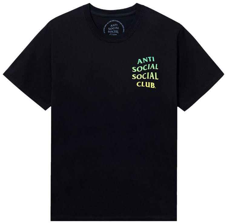 Anti Social Social Club Cancelled Again Tee Black