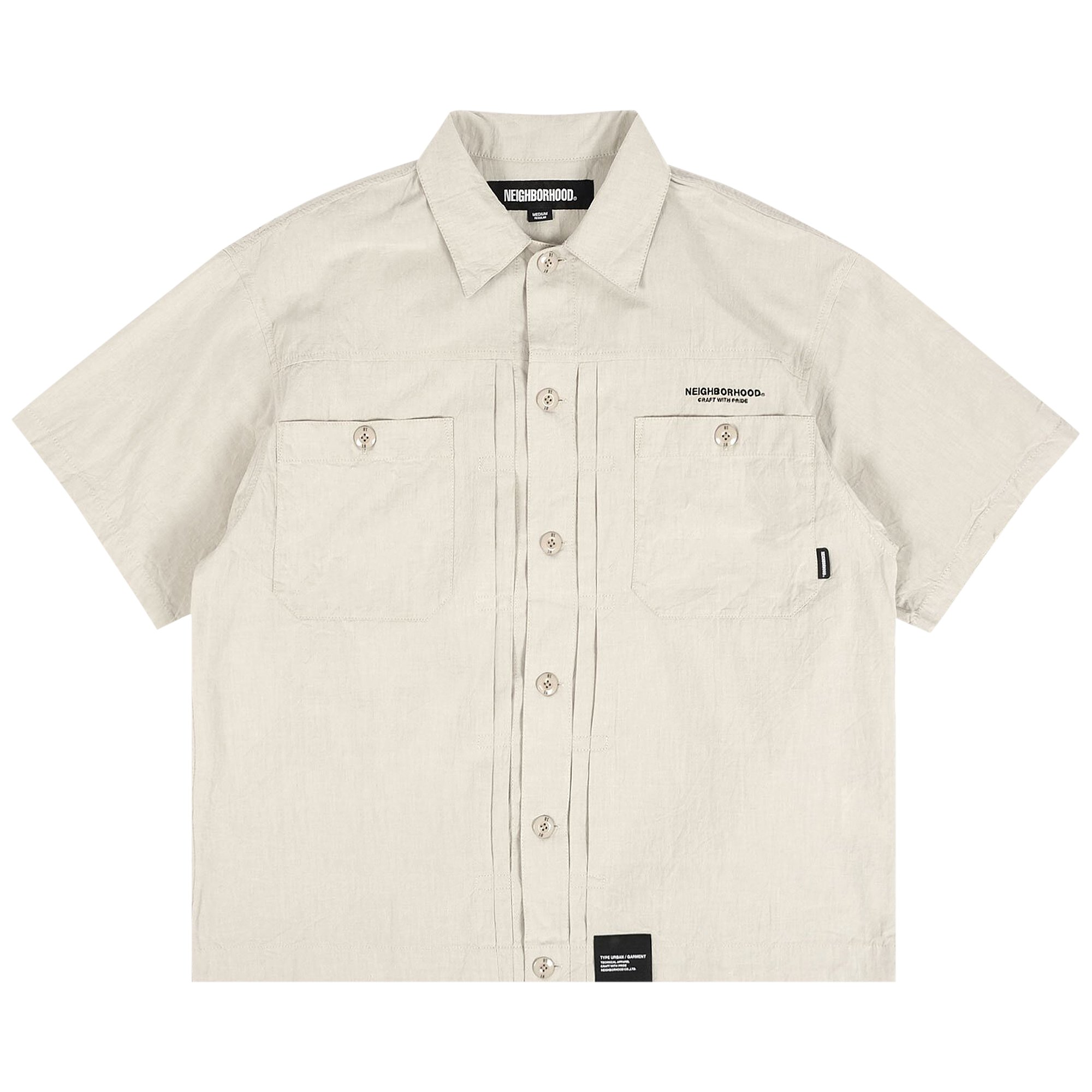 Buy Neighborhood Chambray Type-2 Shirt 'Beige' - 231TSNH