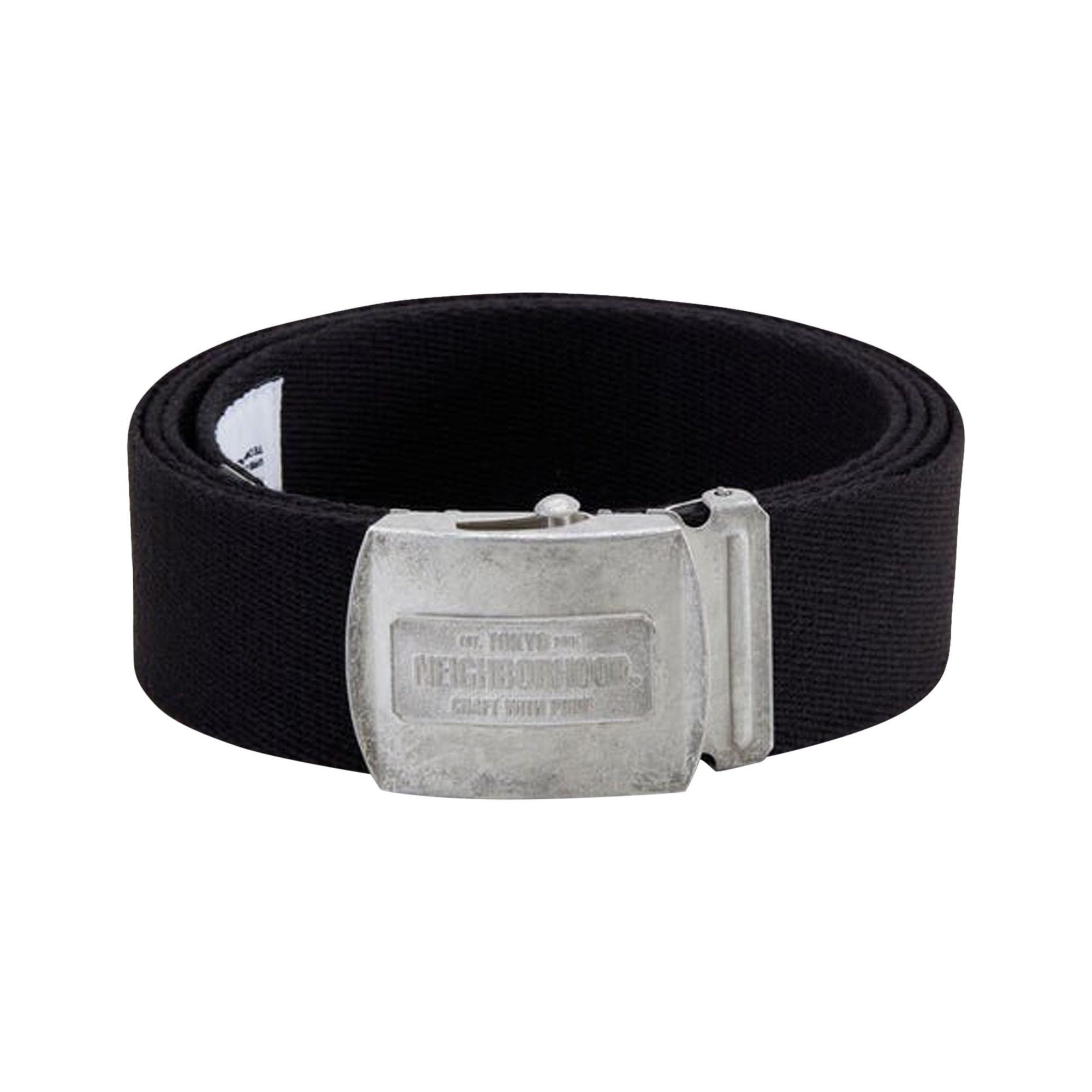 Buy Neighborhood GI Belt 'Black' - 231MYNH AC04 BLAC | GOAT